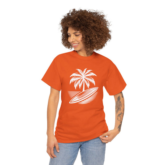 Unisex Surf Vibes T-Shirt: Embrace the Ocean Spirit - Gildan 5000