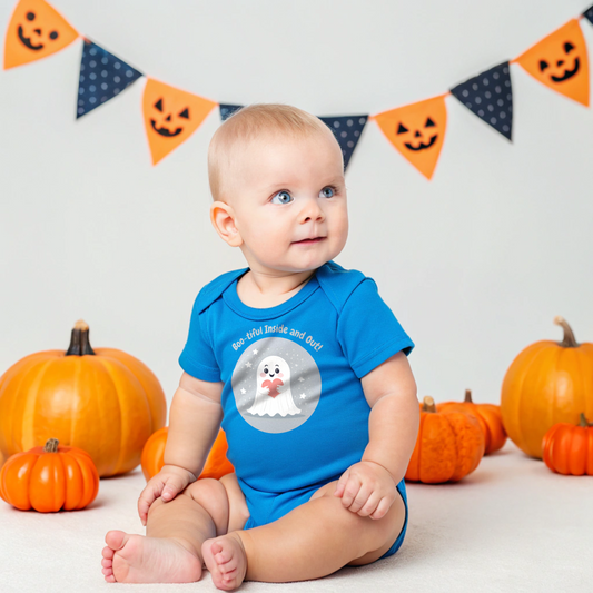 Boo-tiful Organic Baby Bodysuit – Soft, Stylish, and Perfect for Little Ones!