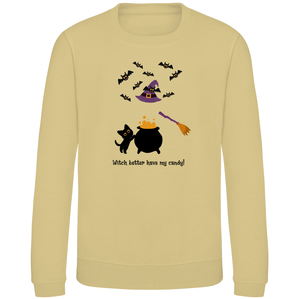 Witch Better Have My Candy – Kids' Halloween Sweatshirt