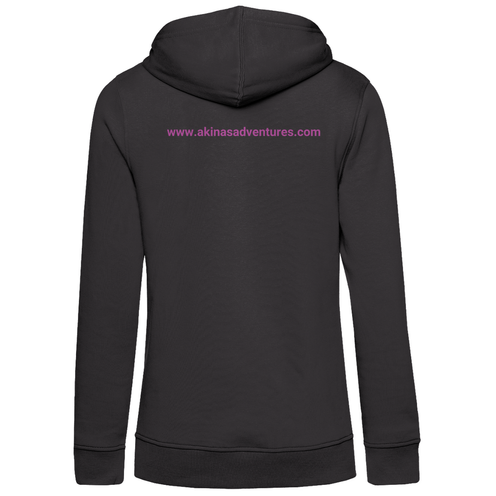 Damen Premium Bio Hoodie justme pink