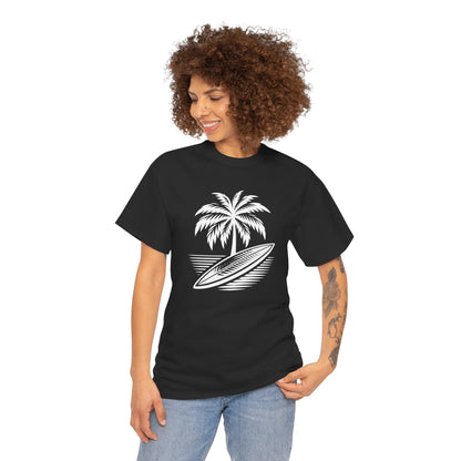 Unisex Surf Vibes T-Shirt: Embrace the Ocean Spirit - Gildan 5000