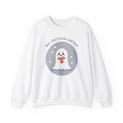 Ghost Sweatshirt - Boo-tiful Inside and Out - Gildan