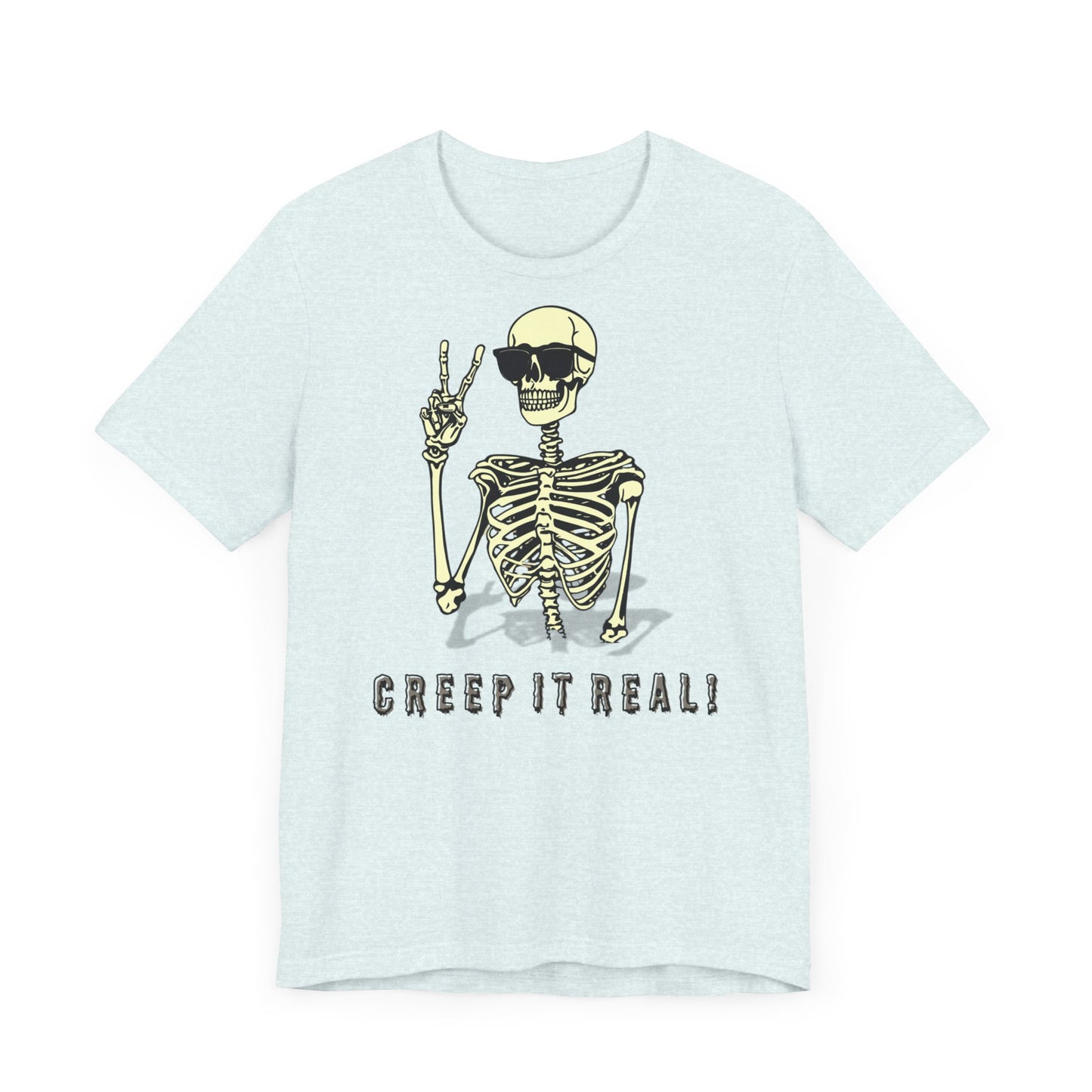 Creep It Real: The Ultimate Cool Skeleton Tee - Bella+Canvas