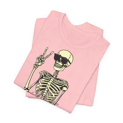 Creep It Real: The Ultimate Cool Skeleton Tee - Bella+Canvas