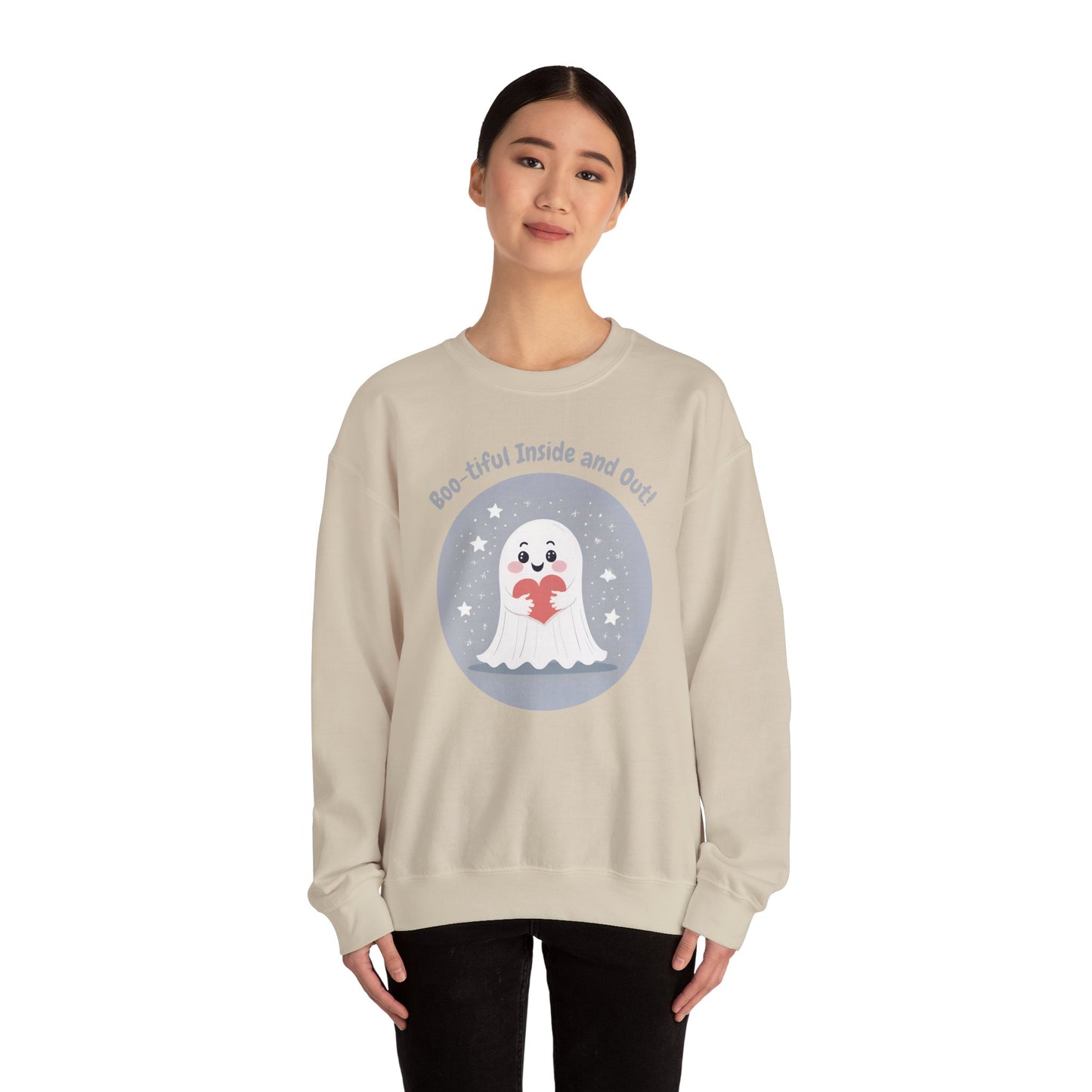 Ghost Sweatshirt - Boo-tiful Inside and Out - Gildan