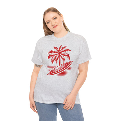 Unisex Surf Vibes T-Shirt: Embrace the Ocean Spirit - Gildan 5000