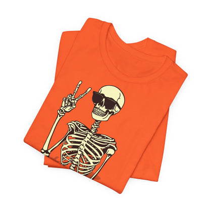 Creep It Real: The Ultimate Cool Skeleton Tee - Bella+Canvas