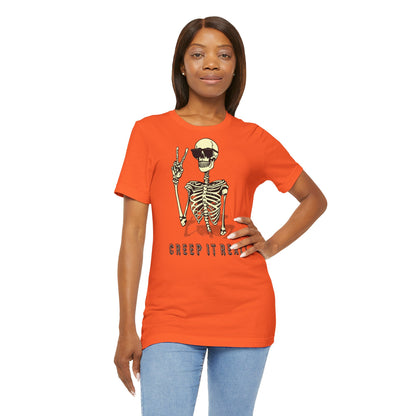 Creep It Real: The Ultimate Cool Skeleton Tee - Bella+Canvas