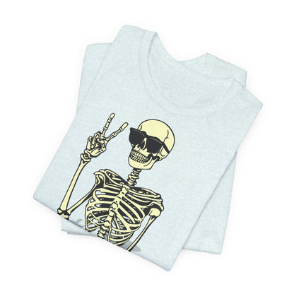 Creep It Real: The Ultimate Cool Skeleton Tee - Bella+Canvas