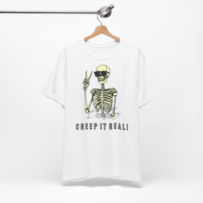 Creep It Real: The Ultimate Cool Skeleton Tee - Bella+Canvas