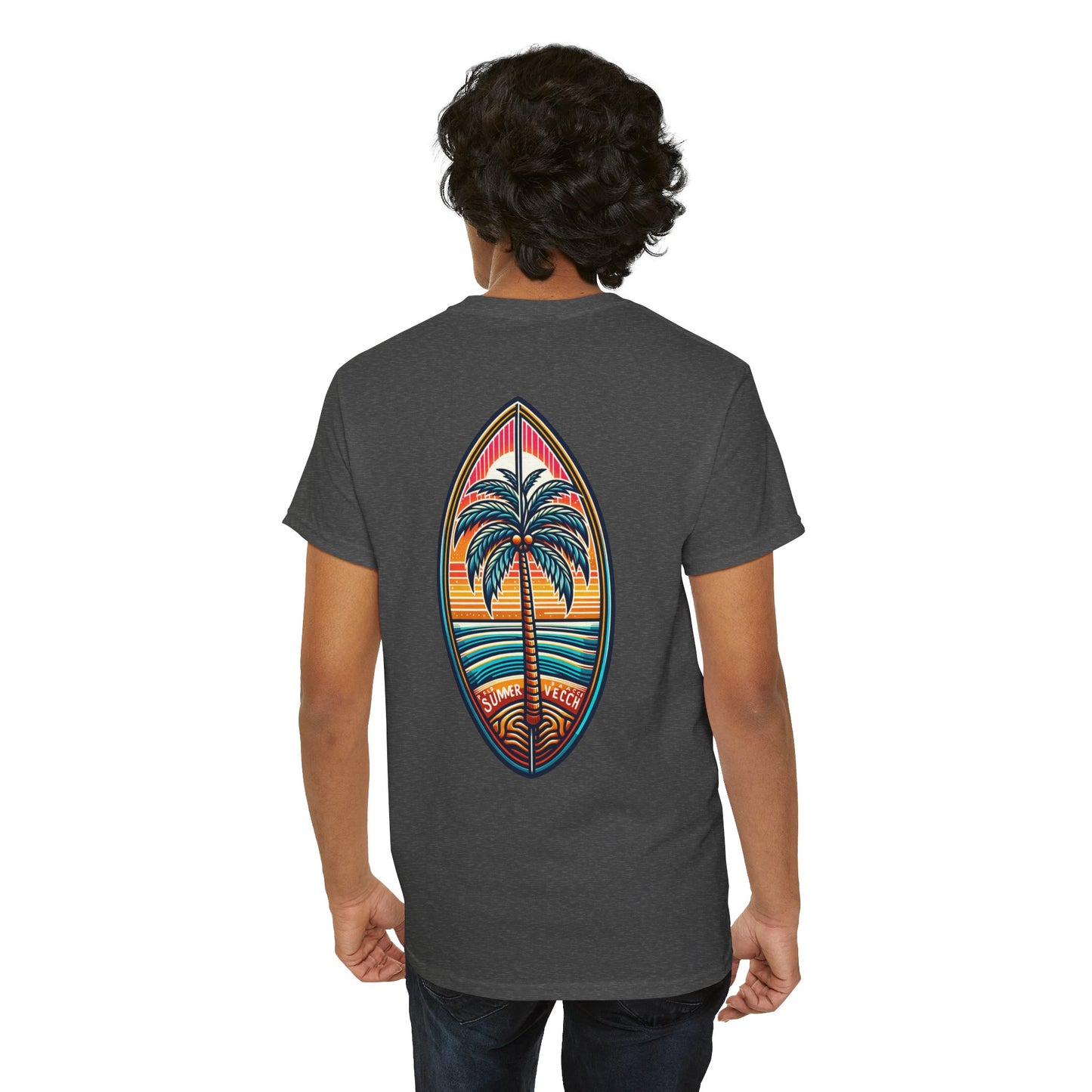 Surfboard T-Shirt: Ride the Waves in Style - Gildan 5000