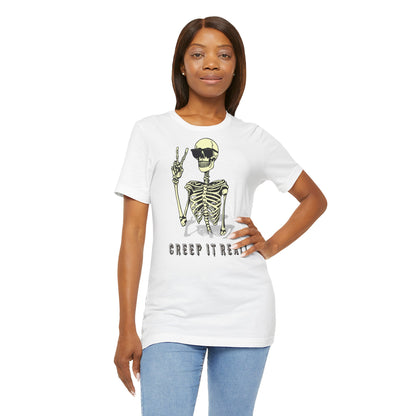 Creep It Real: The Ultimate Cool Skeleton Tee - Bella+Canvas