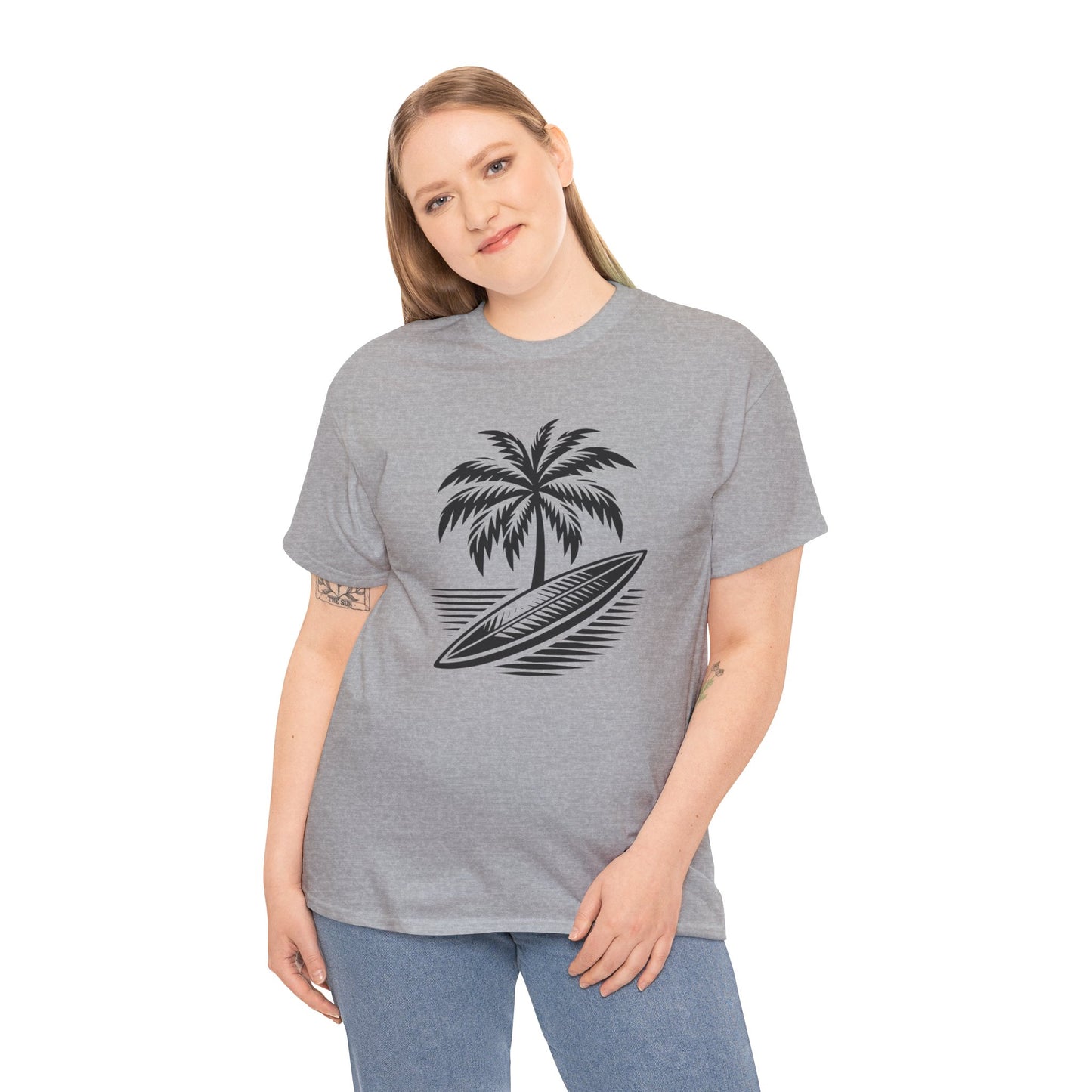 Unisex Surf Vibes T-Shirt: Embrace the Ocean Spirit - Gildan 5000