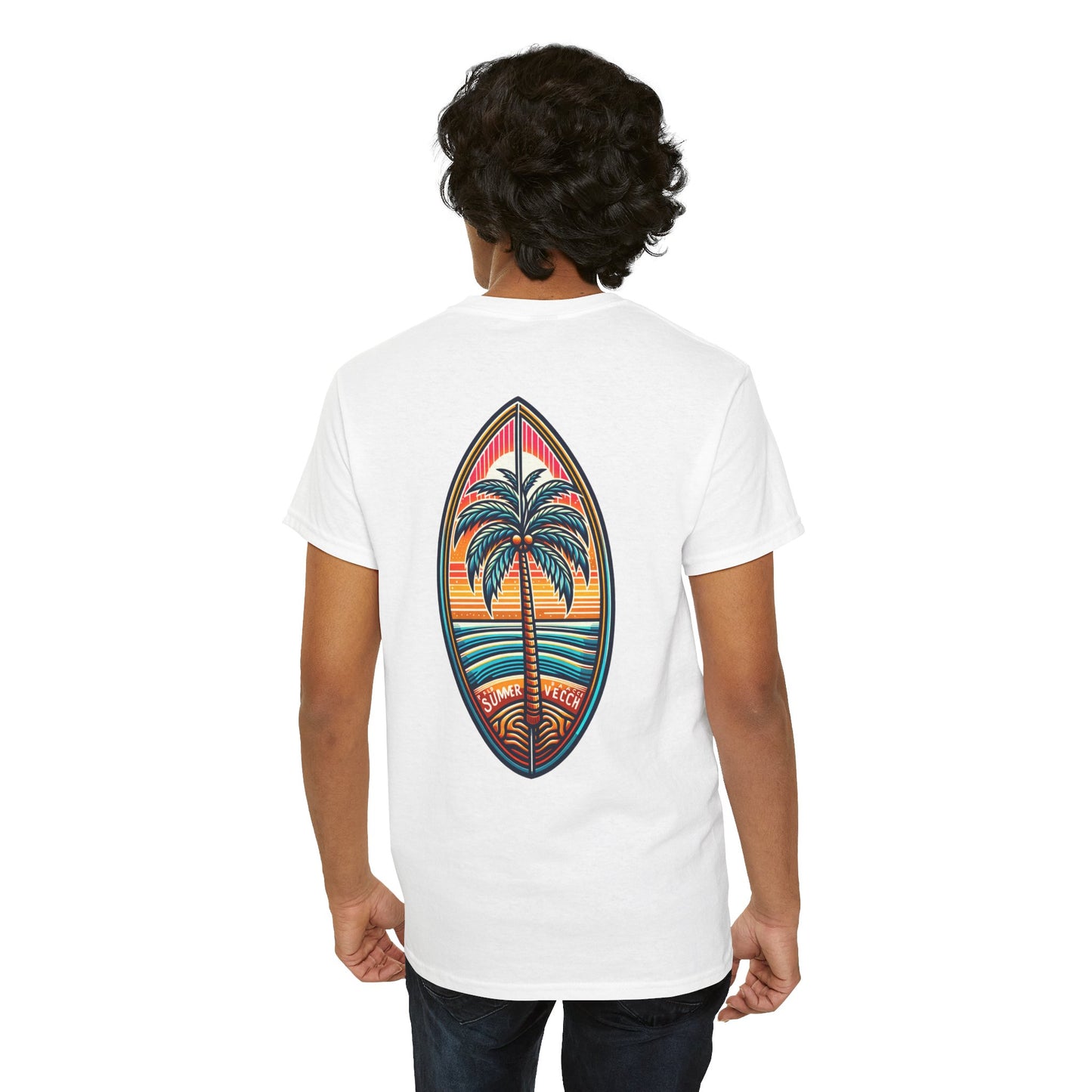 Surfboard T-Shirt: Ride the Waves in Style - Gildan 5000