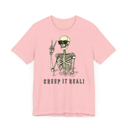 Creep It Real: The Ultimate Cool Skeleton Tee - Bella+Canvas