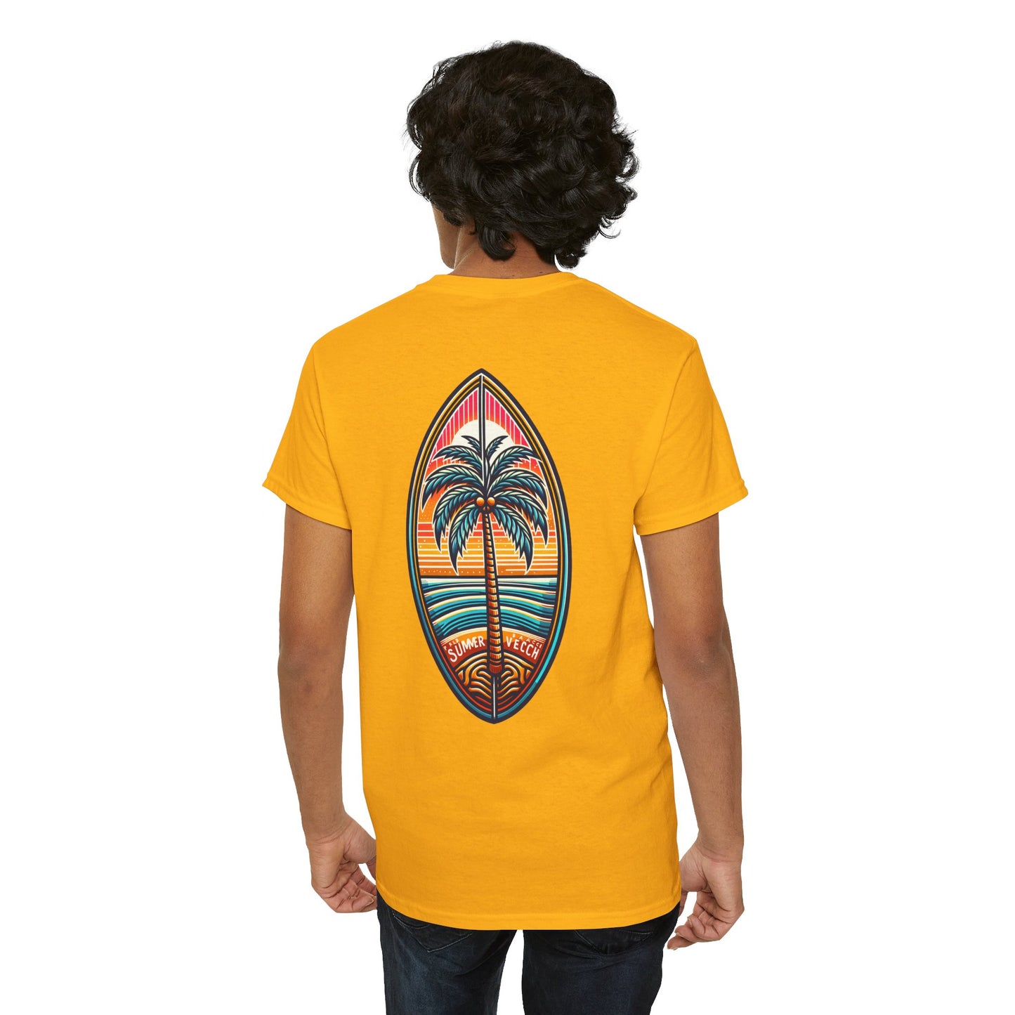 Surfboard T-Shirt: Ride the Waves in Style - Gildan 5000