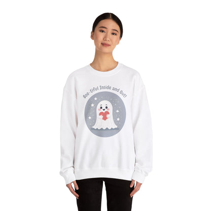 Ghost Sweatshirt - Boo-tiful Inside and Out - Gildan