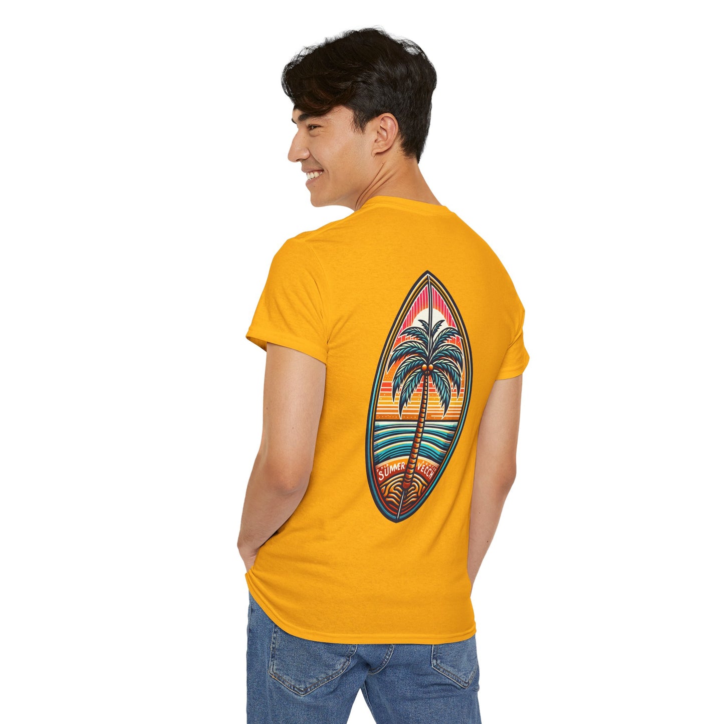 Surfboard T-Shirt: Ride the Waves in Style - Gildan 5000