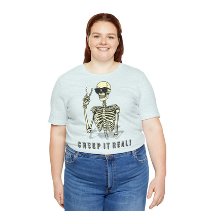 Creep It Real: The Ultimate Cool Skeleton Tee - Bella+Canvas