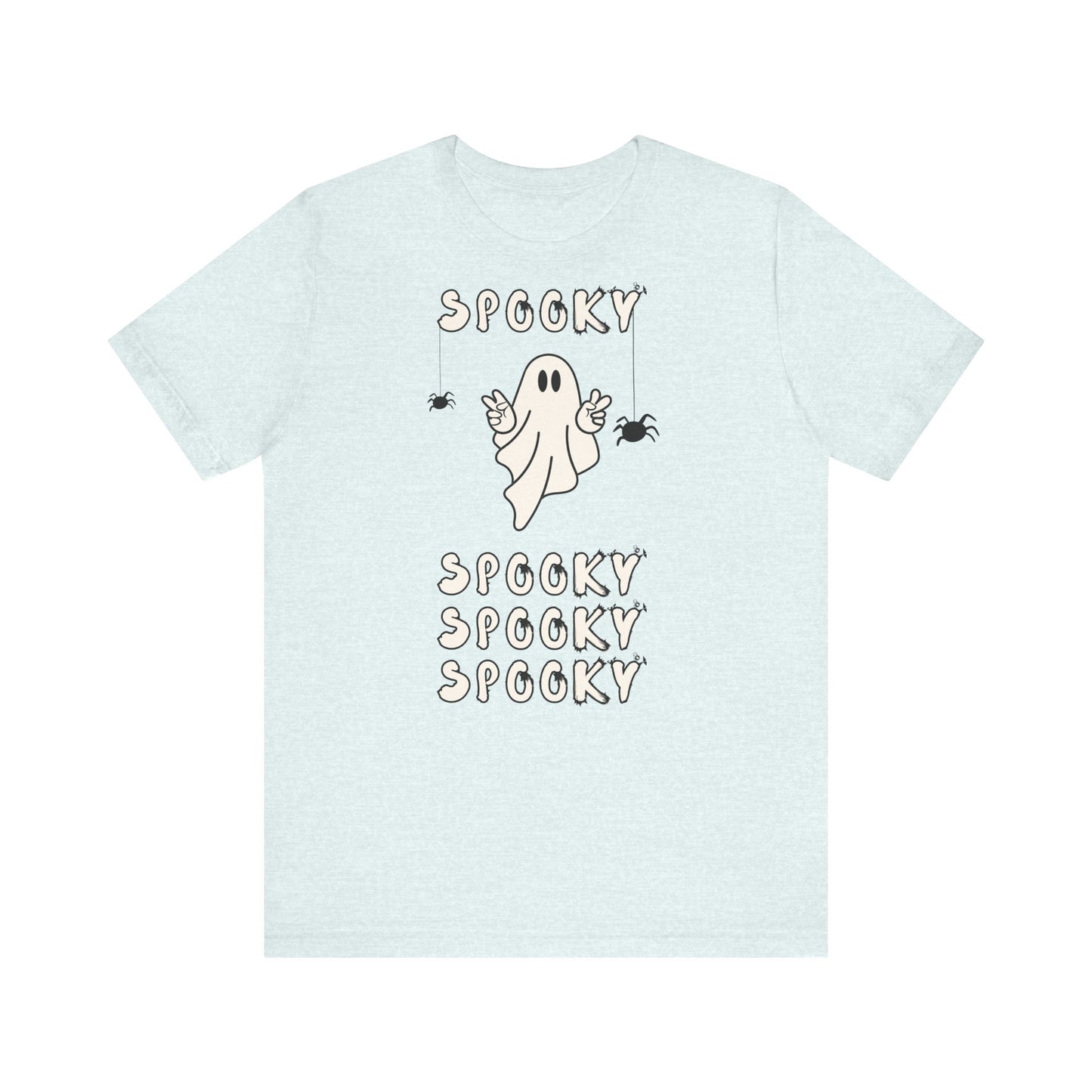 “Spooky Time” Ghost Peace Unisex T-Shirt – Bella + Canvas