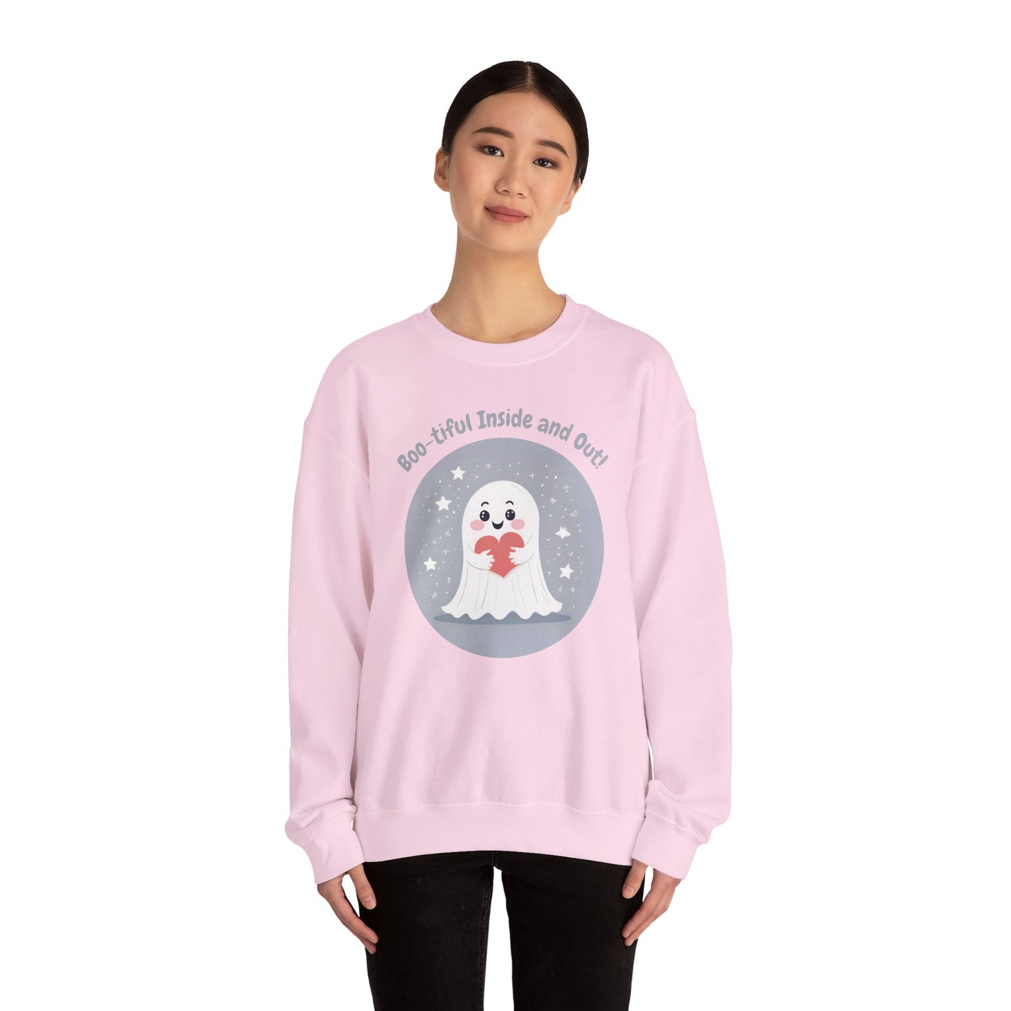 Ghost Sweatshirt - Boo-tiful Inside and Out - Gildan