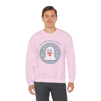 Ghost Sweatshirt - Boo-tiful Inside and Out - Gildan