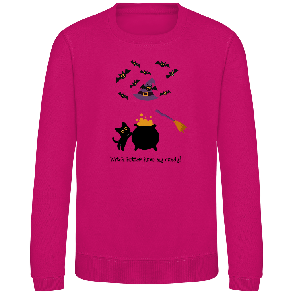 Witch Better Have My Candy – Kids' Halloween Sweatshirt