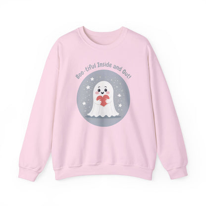 Ghost Sweatshirt - Boo-tiful Inside and Out - Gildan