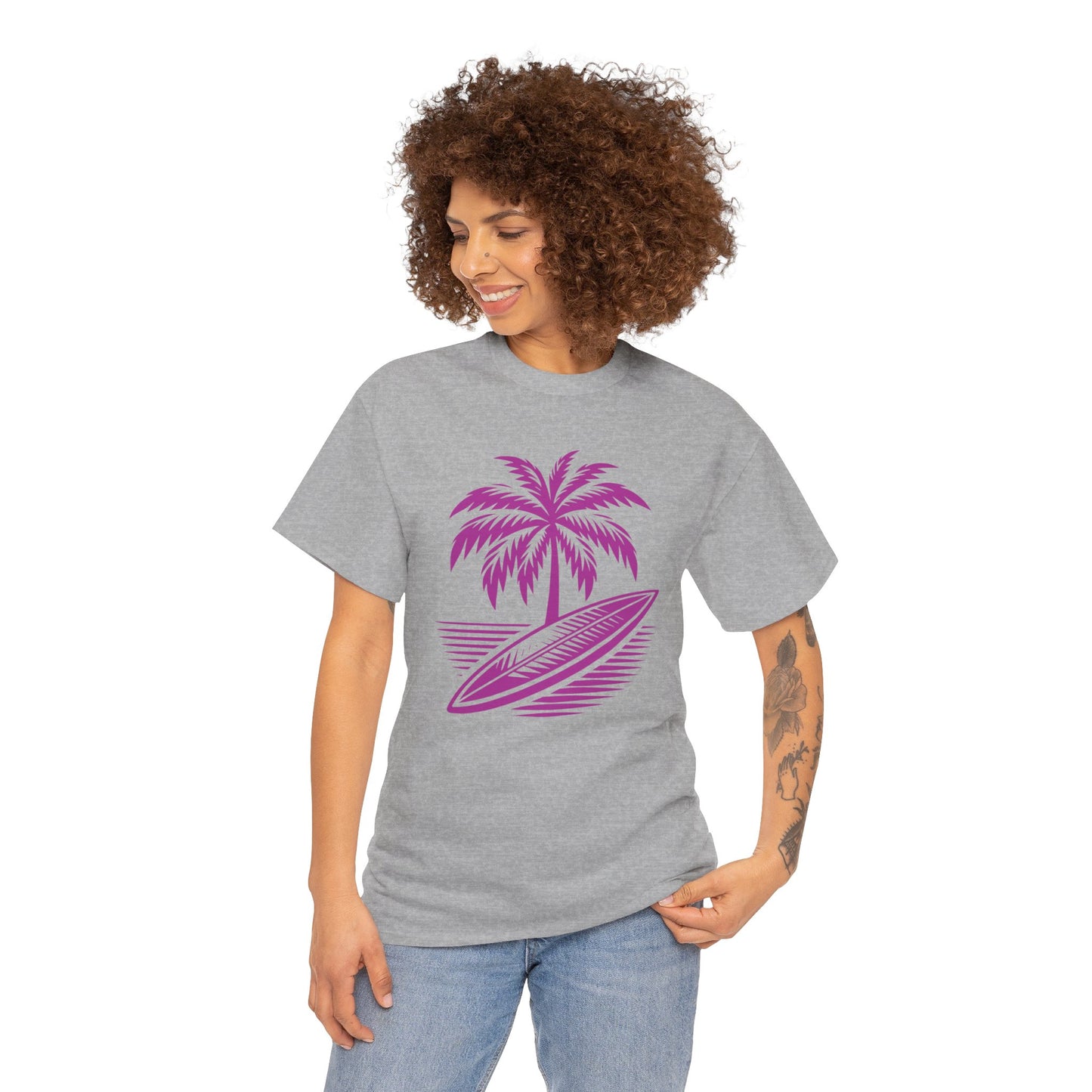 Unisex Surf Vibes T-Shirt: Embrace the Ocean Spirit - Gildan 5000