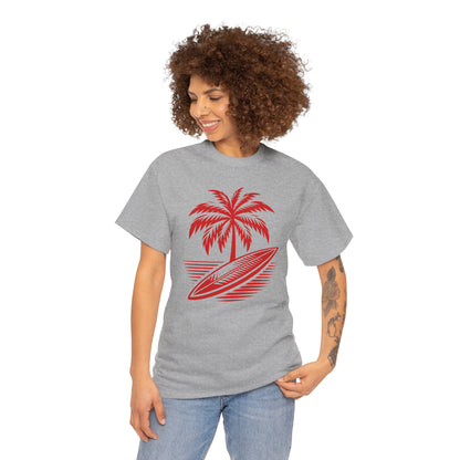 Unisex Surf Vibes T-Shirt: Embrace the Ocean Spirit - Gildan 5000