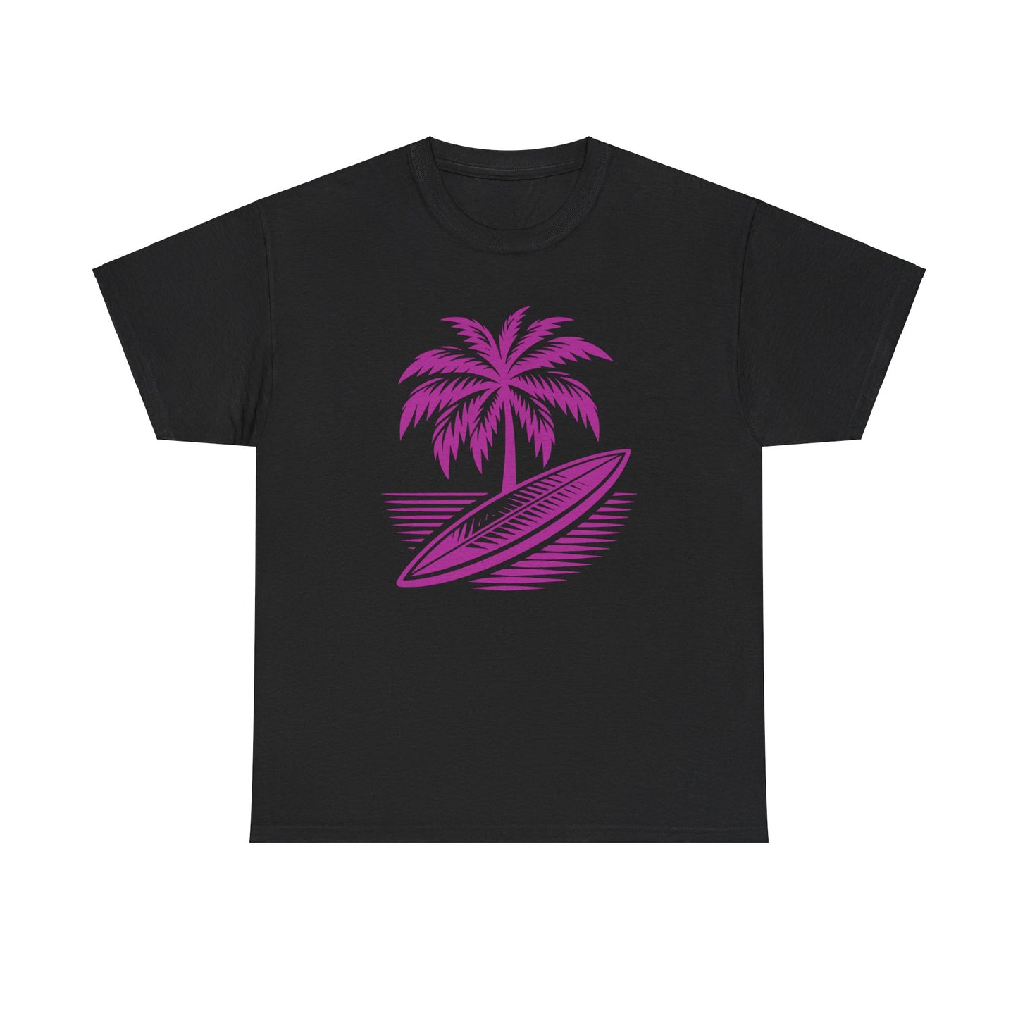 Unisex Surf Vibes T-Shirt: Embrace the Ocean Spirit - Gildan 5000