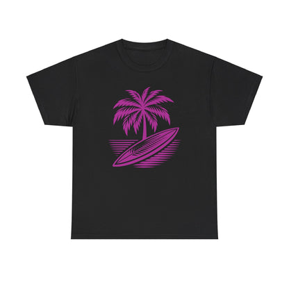 Unisex Surf Vibes T-Shirt: Embrace the Ocean Spirit - Gildan 5000