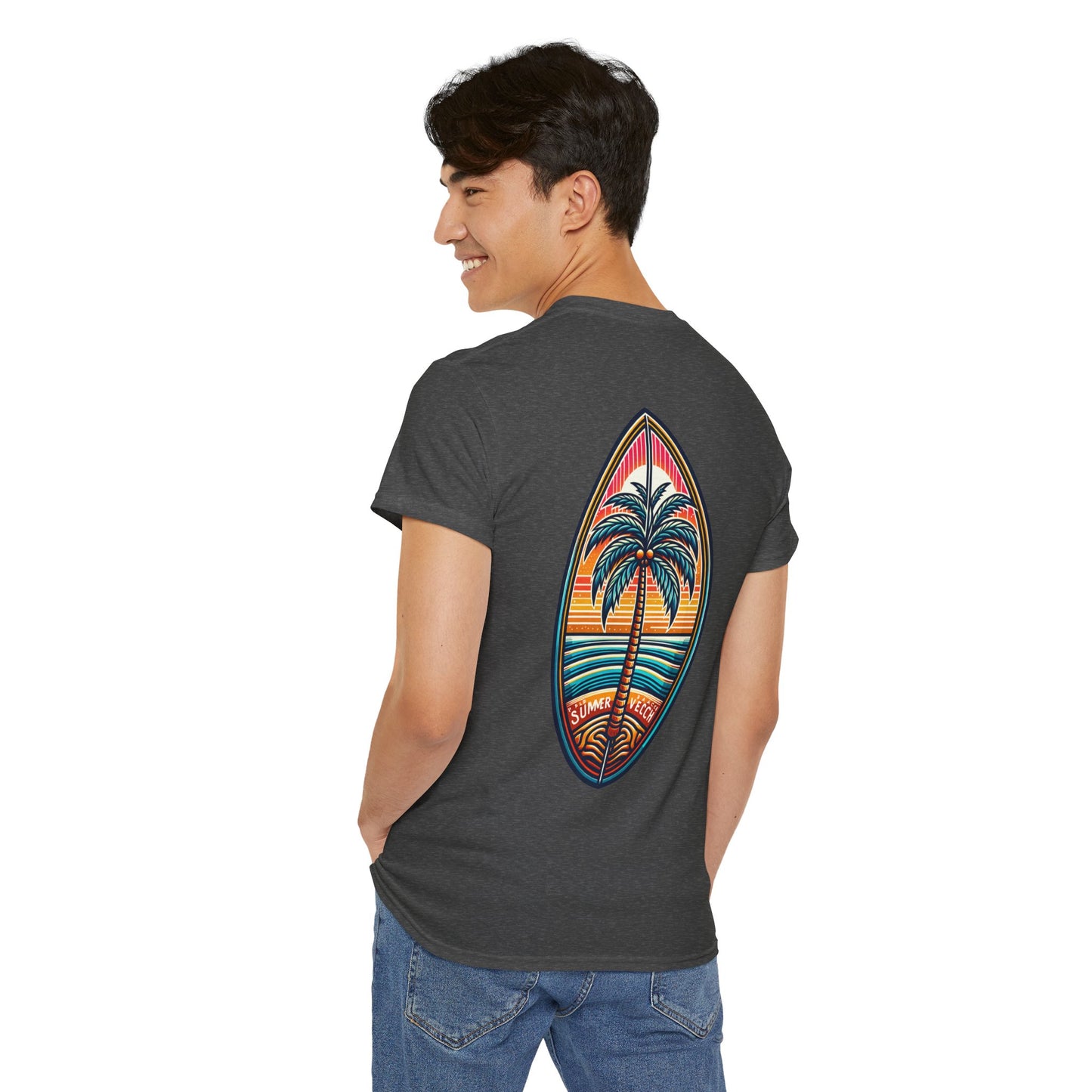 Surfboard T-Shirt: Ride the Waves in Style - Gildan 5000