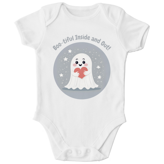 Boo-tiful Organic Baby Bodysuit – Soft, Stylish, and Perfect for Little Ones!