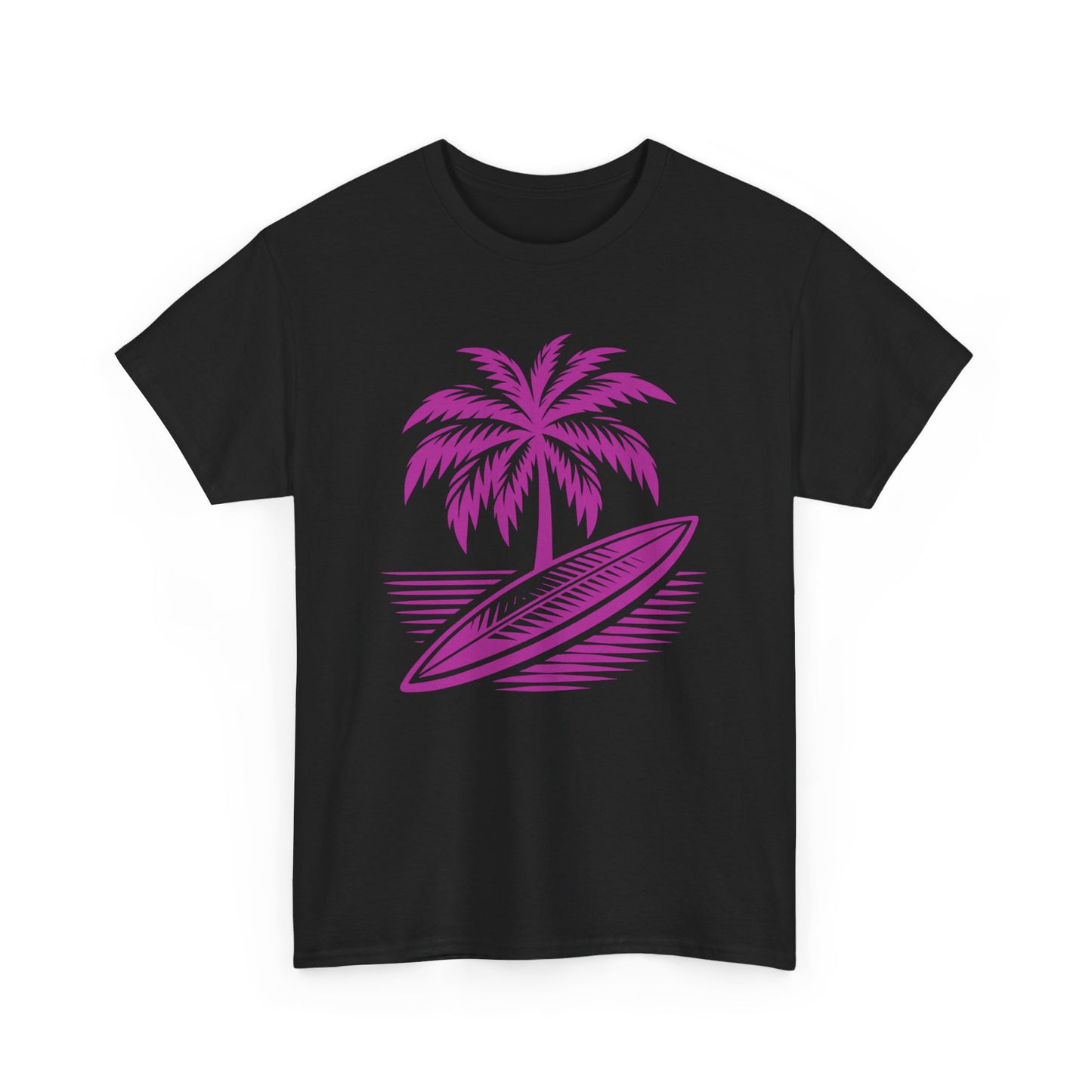 Unisex Surf Vibes T-Shirt: Embrace the Ocean Spirit - Gildan 5000