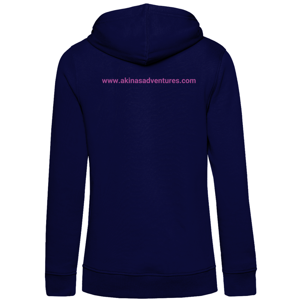 Damen Premium Bio Hoodie justme pink