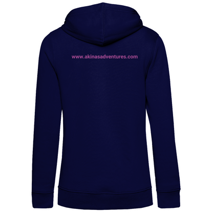 Damen Premium Bio Hoodie justme pink