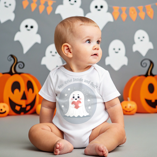 Boo-tiful Organic Baby Bodysuit – Soft, Stylish, and Perfect for Little Ones!